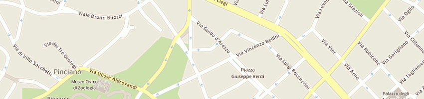 Mappa della impresa centro romano ortopedico mancini crom srl a ROMA