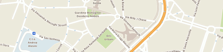 Mappa della impresa van - scio'srl a ROMA