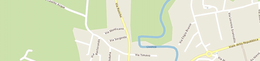Mappa della impresa polese bruna a SACILE