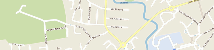 Mappa della impresa salone toni e giusi a SACILE
