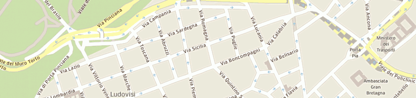 Mappa della impresa sacca maria antonietta a ROMA
