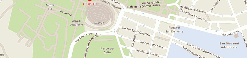 Mappa della impresa cafe' cafe' bistrot a ROMA