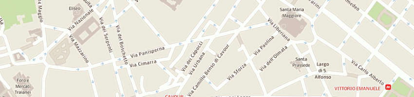 Mappa della impresa cerasa sdf a ROMA