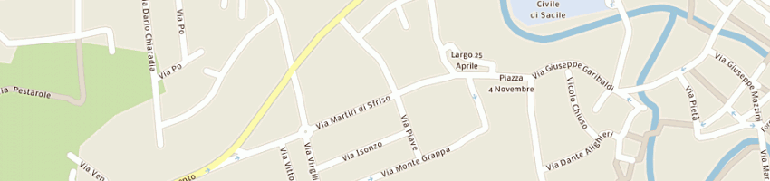 Mappa della impresa immagine snc di battistetti maida e c a SACILE