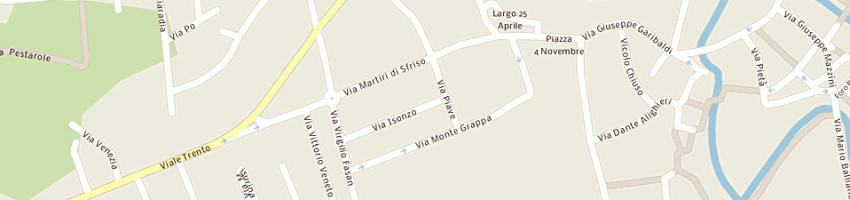 Mappa della impresa studio tecnico topografico geom canevese erminio a SACILE