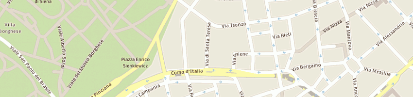 Mappa della impresa sindacato nazionale degli enti di bonifica di irrigazione a ROMA