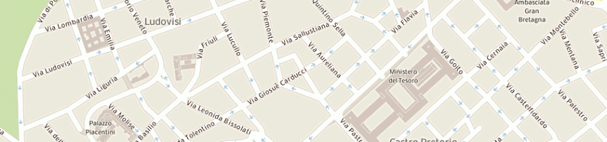 Mappa della impresa ministeri ministero lavoro e previdenza sociale a ROMA