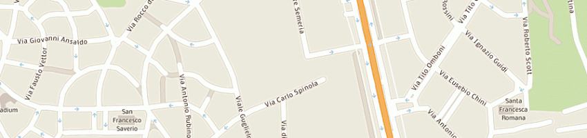 Mappa della impresa istituto postelegrafonici a ROMA