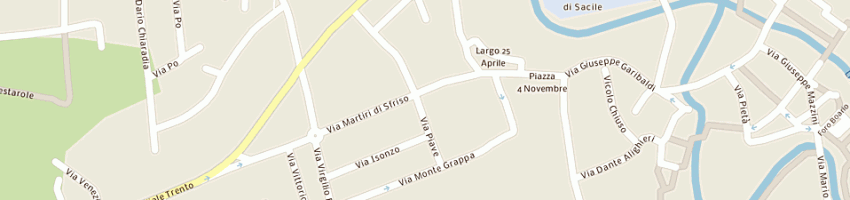 Mappa della impresa verardo regina a SACILE