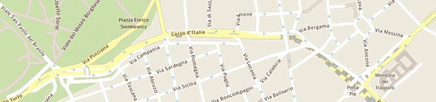 Mappa della impresa puratich barbara isabel a ROMA