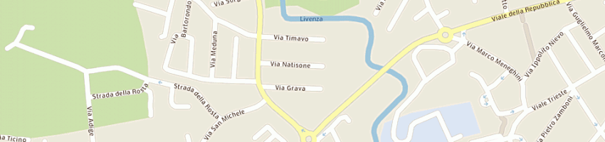 Mappa della impresa zanette mauro a SACILE