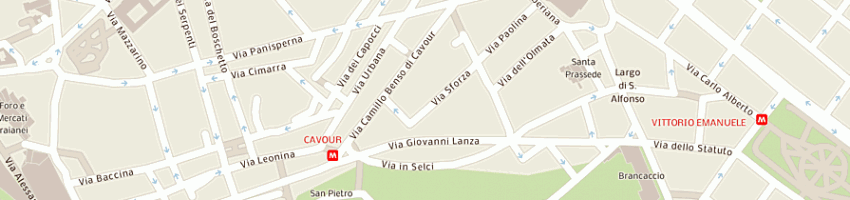 Mappa della impresa scuola pubblica materna baccarini a ROMA