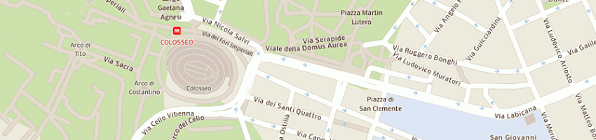 Mappa della impresa hotel gladiatori artesole srl a ROMA