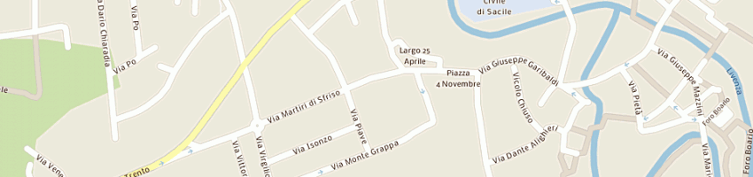 Mappa della impresa tomasella claudio a SACILE