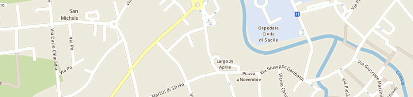Mappa della impresa met servizi di de marco mirko e c snc a SACILE