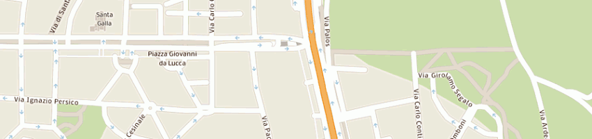 Mappa della impresa gruppo habitat srl a ROMA