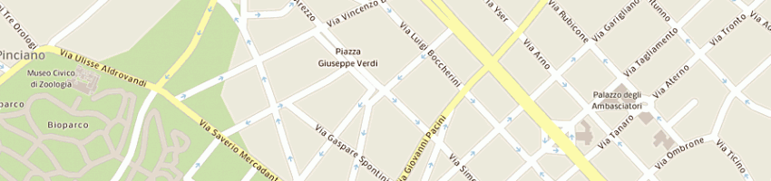 Mappa della impresa zirino fabrizio a ROMA
