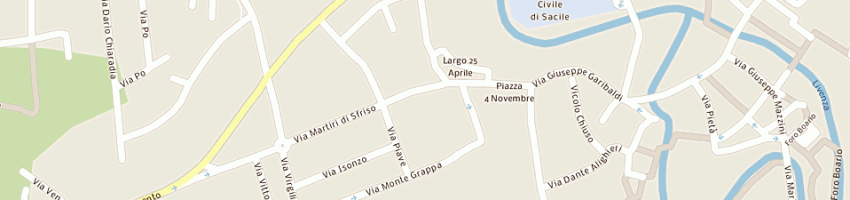 Mappa della impresa ragagnin mario a SACILE