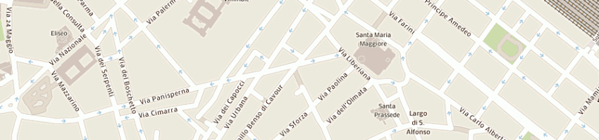 Mappa della impresa santini fausto a ROMA