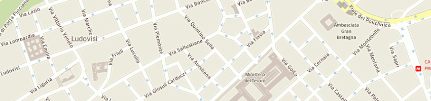 Mappa della impresa merra giuliano a ROMA