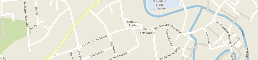 Mappa della impresa ronchese diego e c (snc) a SACILE
