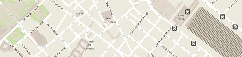Mappa della impresa hotel rex a ROMA