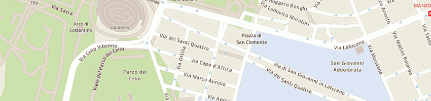 Mappa della impresa ponteficio collegio irlandese a ROMA