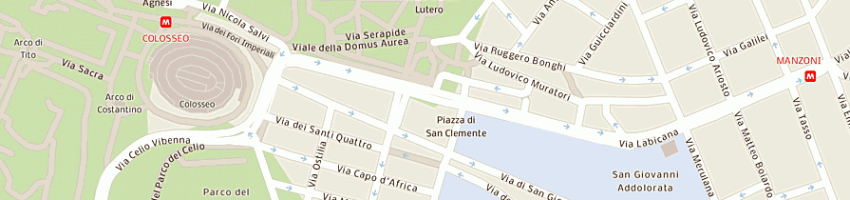 Mappa della impresa chiesa san clemente a ROMA