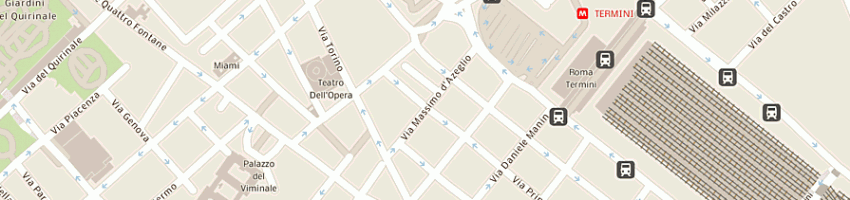 Mappa della impresa romana alberghi srl a ROMA