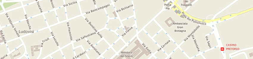 Mappa della impresa la carlina srl a ROMA