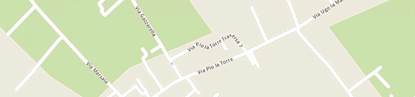Mappa della impresa supermercato duepi di ausilio m a PETROSINO