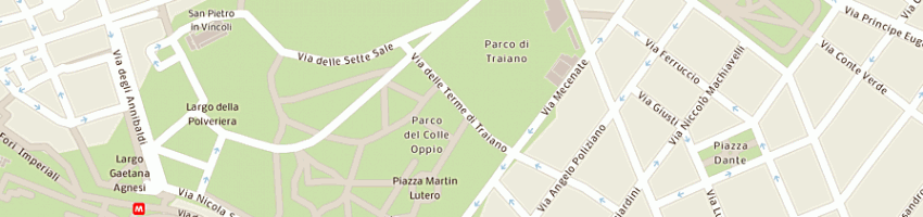 Mappa della impresa omnia sas di palmieri vincenzo mario e c a ROMA