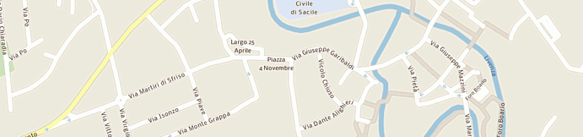 Mappa della impresa my west a SACILE