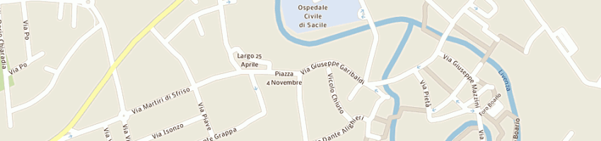 Mappa della impresa c d di camol e zanchetta sdf a SACILE