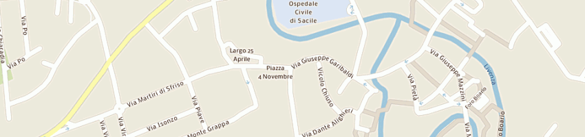 Mappa della impresa ego donna a SACILE
