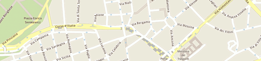 Mappa della impresa fusioni srl uninomimale a ROMA