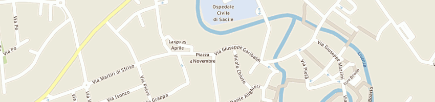 Mappa della impresa pizzeria al crostino di rispoli cosimo a SACILE