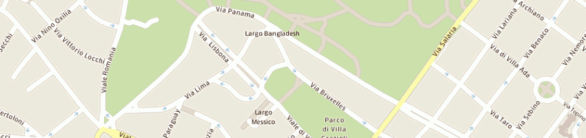 Mappa della impresa pintucci prof franco a ROMA