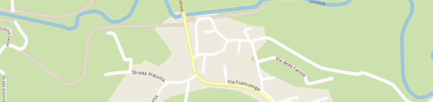 Mappa della impresa impresa edile di altinier a e c (snc) a SACILE