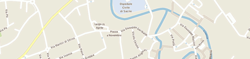 Mappa della impresa casa della frutta a SACILE