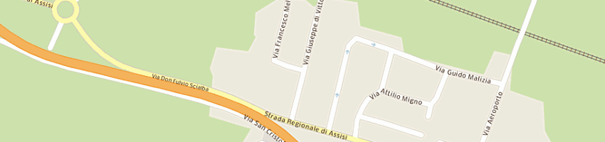 Mappa della impresa mantovani e gorietti snc a BASTIA UMBRA