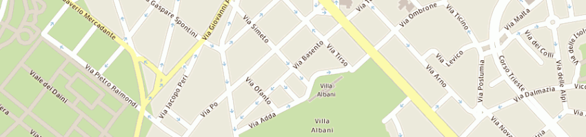 Mappa della impresa de angelis a ROMA