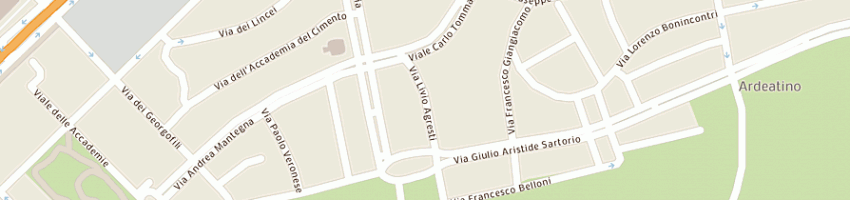 Mappa della impresa cgm compagnia generale multiservizi srl a ROMA