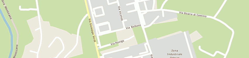 Mappa della impresa cmp (srl) a ODERZO
