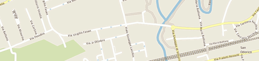 Mappa della impresa fratelli visentin sas di visentin sergio e c a SACILE