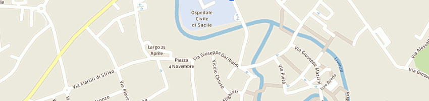 Mappa della impresa bar al portego a SACILE