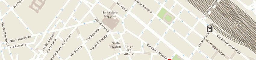 Mappa della impresa hotel d'este srl a ROMA