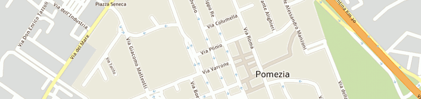 Mappa della impresa abbigliamento monticelli di mario monticelli a POMEZIA