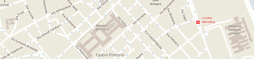 Mappa della impresa silveri service srl a ROMA