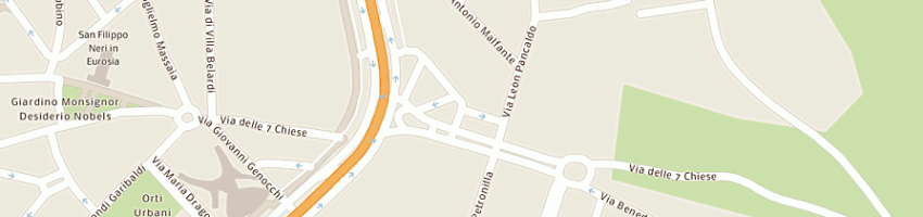 Mappa della impresa poste italiane spa a ROMA